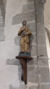 Statue de St Etienne Eglise de St Etienne La Geneste