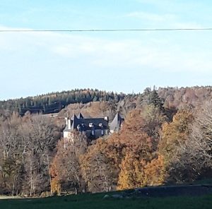 Le chateau de Laveix édifié à partir de 1615, agrandi aux XVIIIe et XIXe siècles est composé autour d’une cage d’escalier rectangulaire et flanqué de trois tours carrées, une au centre devant l’escalier et les deux autres saillantes aux extrêmités. la silhouette de l’ensemble est animée par les volumes et toitures.  C’est une propriété privée.